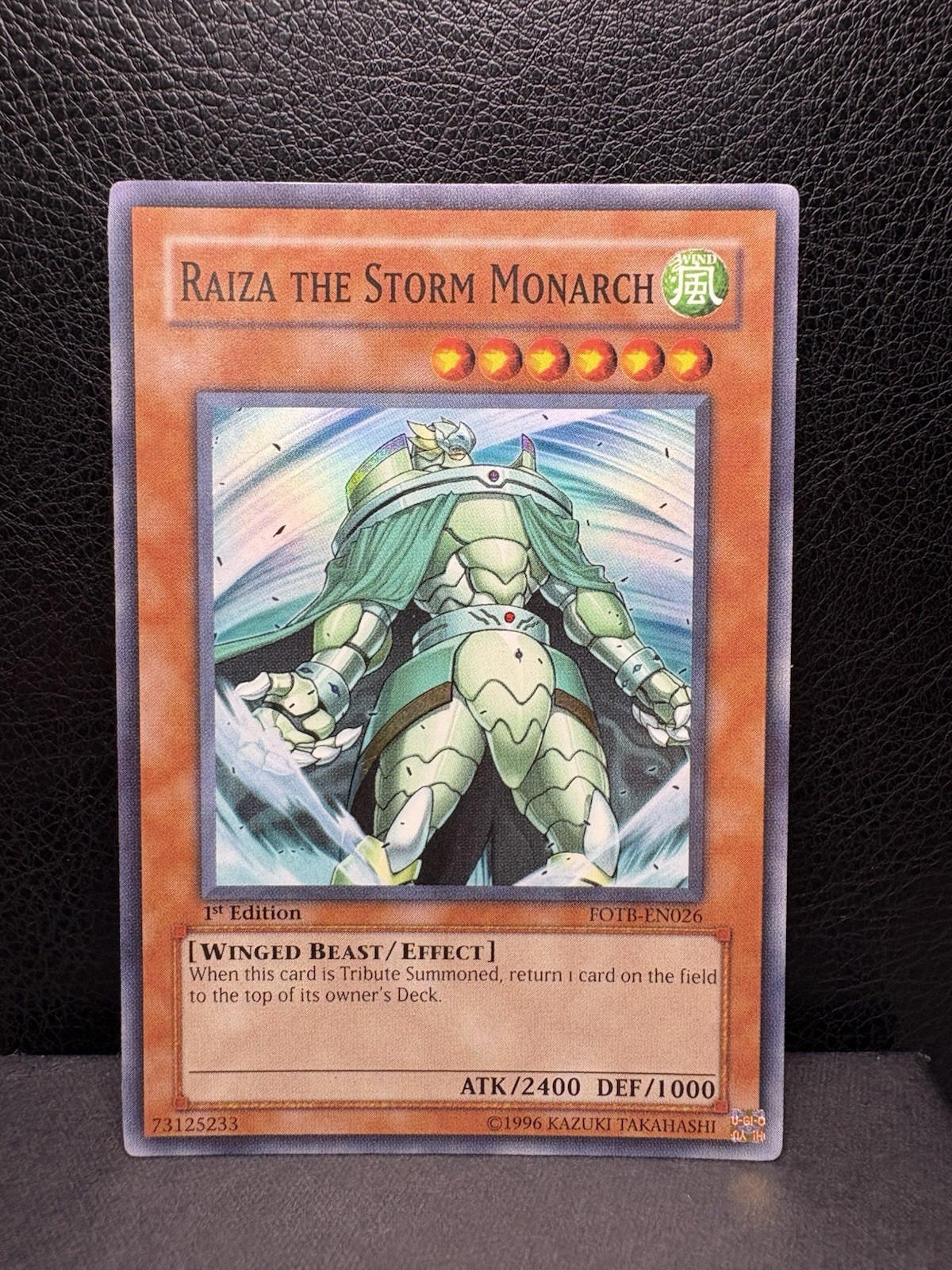 Raiza the Storm Monarch FOTB-EN026 Force of the Breaker 1st Ed Super Rare Holo