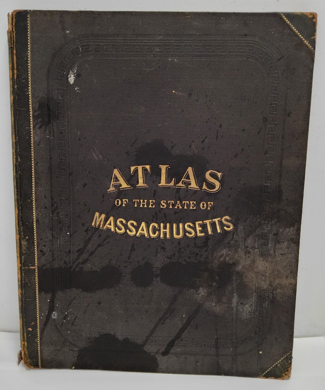1871 Walling & Gray Topographical Atlas Maps Of Massachusetts - Boston, Cape Cod