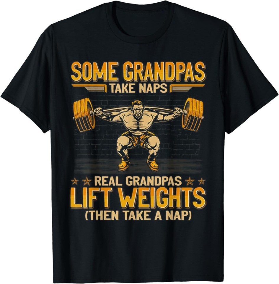 New Weightlifting Some Grandpas Gift Idea Premium Shirt Made in USA Size S to XL New Weightlifting Some Grandpas Gift Idea Premium Shirt Made in USA Size S to XL
