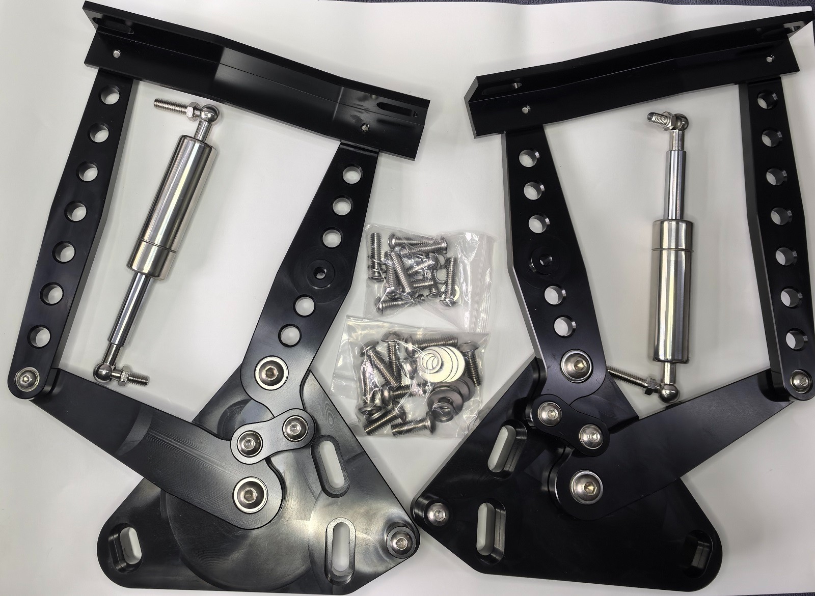 Pair 1967- 1972 Chevrolet Truck C10 GM Hood Hinge Billet Aluminum Black Pair 1967- 1972 Chevrolet Truck C10 GM Hood Hinge Billet Aluminum Black