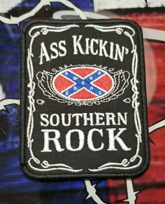 EMBROIDERED ASS KICKIN\' SOUTHERN ROCK PATCH (Please Read Ad)