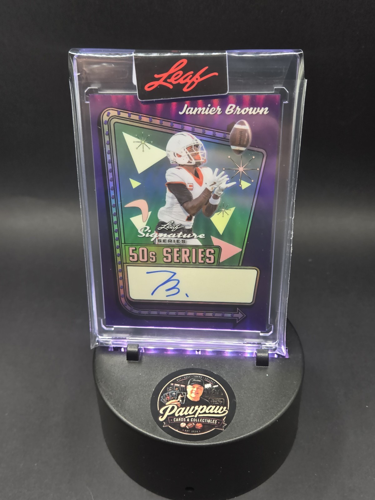2026 Leaf Signature 50s Series Jamier Brown Auto Autograph #d 1/1 2026 Leaf Signature 50s Series Jamier Brown Auto Autograph #d 1/1