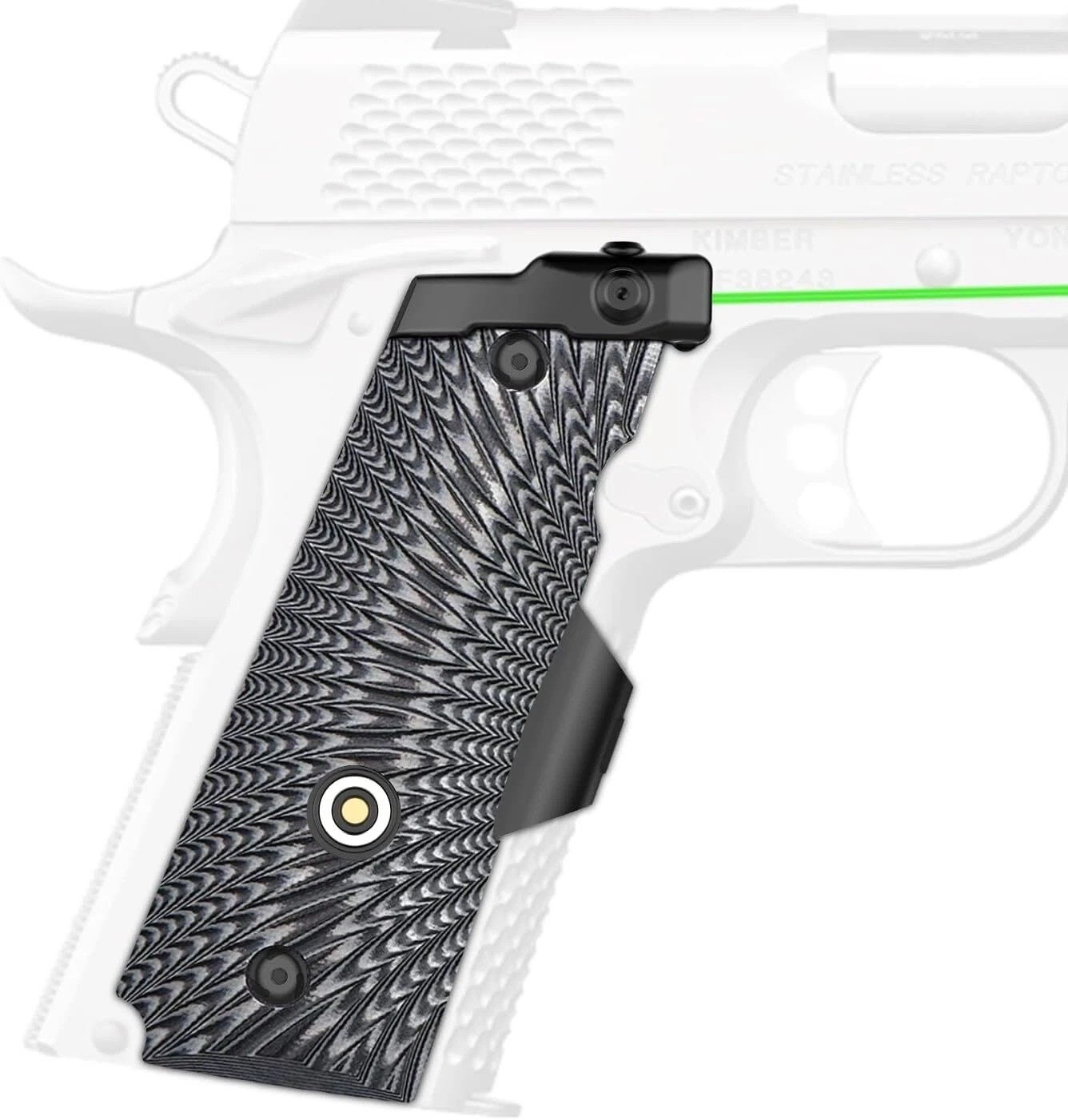 VI 1911 Laser Grip Sight Full Size with Ambi Safety Cut Rechargeable Battery