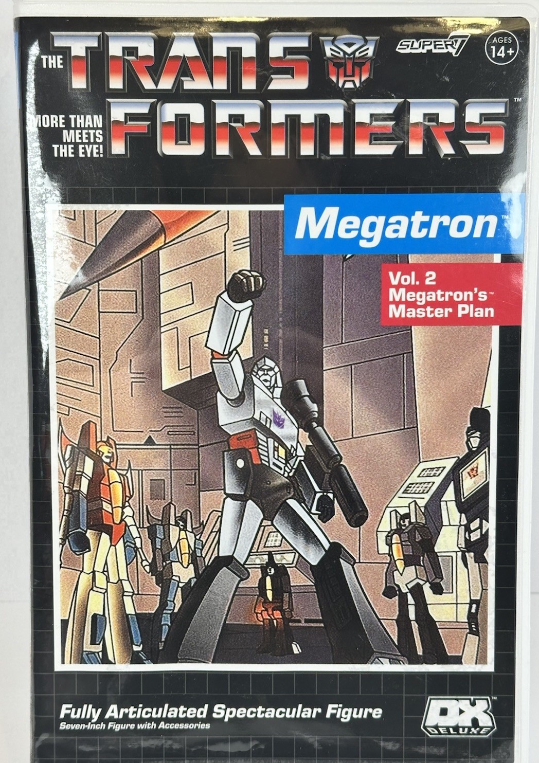 Super7 Transformers Megatron Vol 2 Megatron\'s Master Plan DX 7 Inch Figure NIB Super7 Transformers Megatron Vol 2 Megatron\'s Master Plan DX 7 Inch Figure NIB