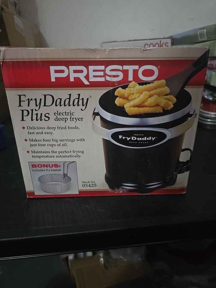 Presto FryDaddy Plus Electric Deep Fryer – New Open Box