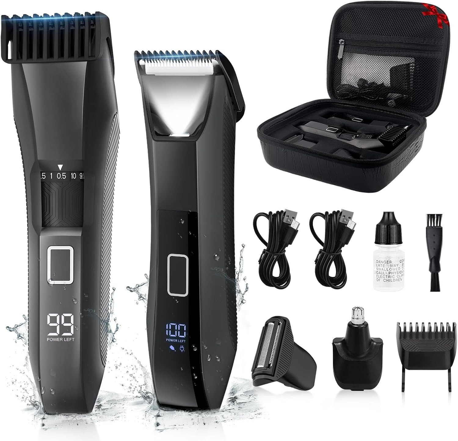 Manscape Body & Beard Trimmer for Men, IPX7 Waterproof Groomer Kit Manscape Body & Beard Trimmer for Men, IPX7 Waterproof Groomer Kit