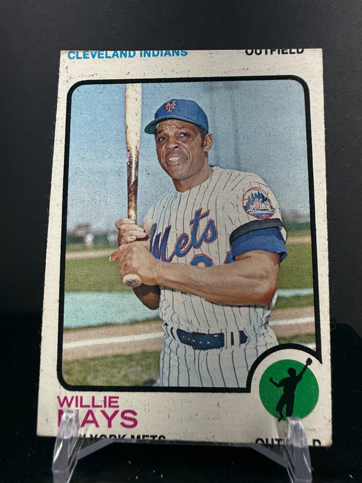 4-011 - 1973 Topps - Willie Mays #305 - New York Mets