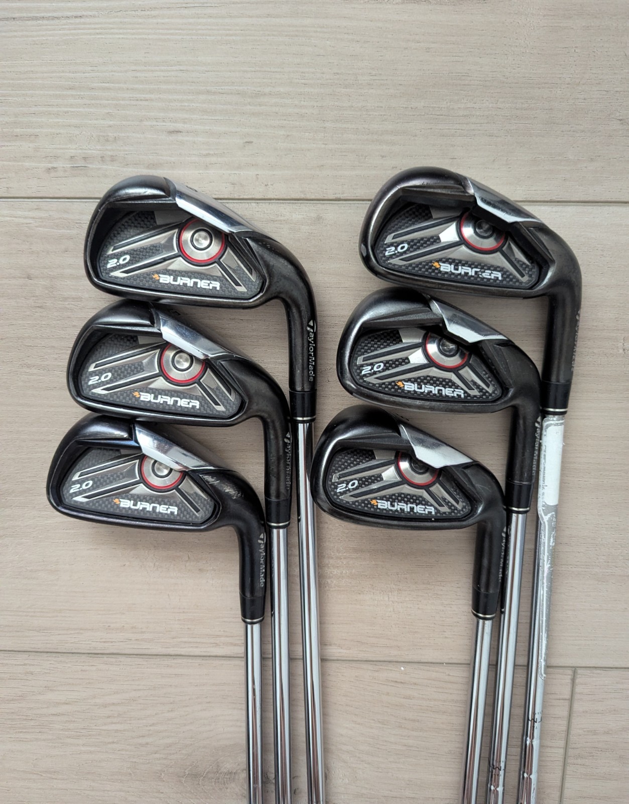 TaylorMade Burner 2.0 Iron Set 6pcs 4-9 S Flex Steel Shaft RH