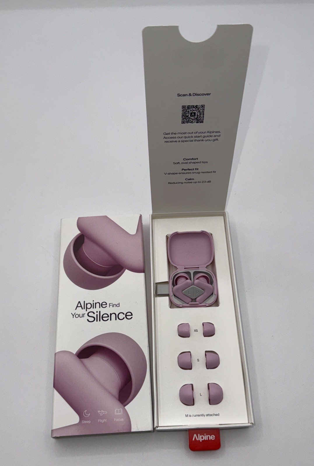 Silence Earplugs for Sleep, Focus & Travel - V-Shape Snug Fit & Soft Oval Tips