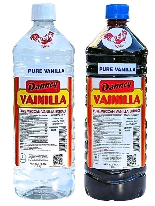 Danncy Pure Mexican Vanilla Vainilla 2x1L – Dark & Clear Extract