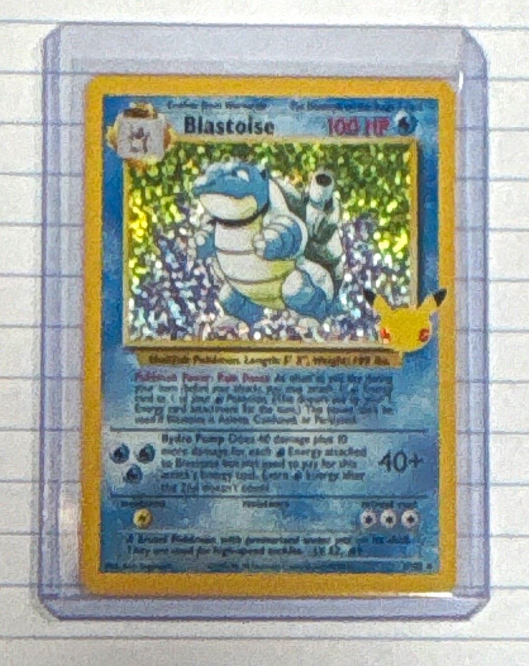 Blastoise Celebrations Classic Collection 2/102 Holo English Pokemon TCG Blastoise Celebrations Classic Collection 2/102 Holo English Pokemon TCG