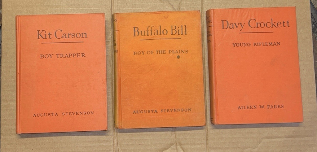 Childhood of Famous Americans series Lot 3 Books BuffaloBill/DavyCrockett/Kit Childhood of Famous Americans series Lot 3 Books BuffaloBill/DavyCrockett/Kit