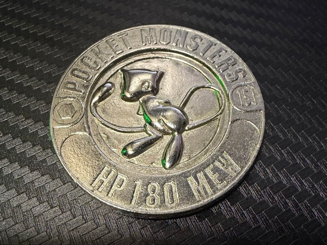 Pokemon Medal Mew TOMY Metal Collectible