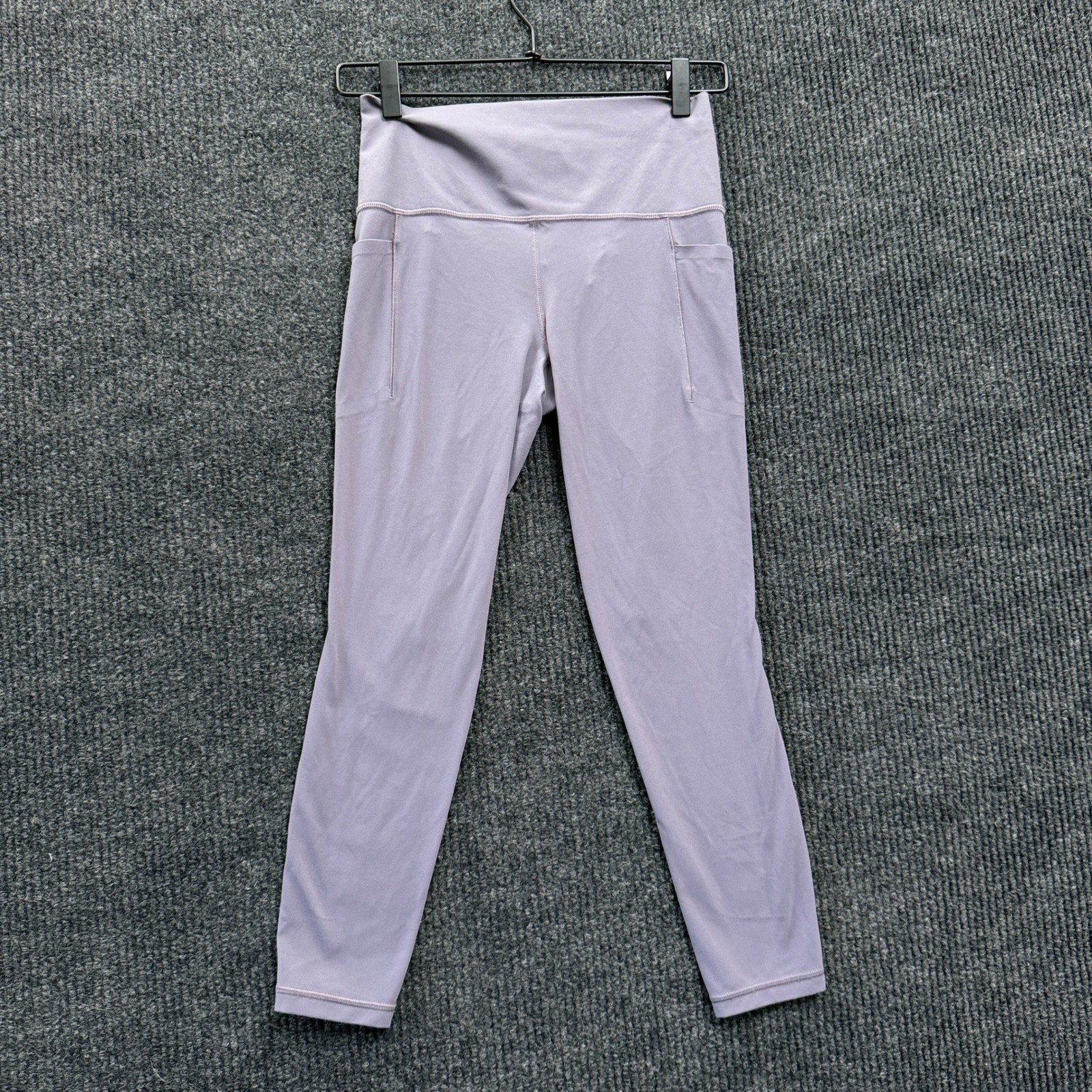 Athleta Salutation Stash 7/8 Leggings Womens S Small Purple High Rise Yoga Athleta Salutation Stash 7/8 Leggings Womens S Small Purple High Rise Yoga