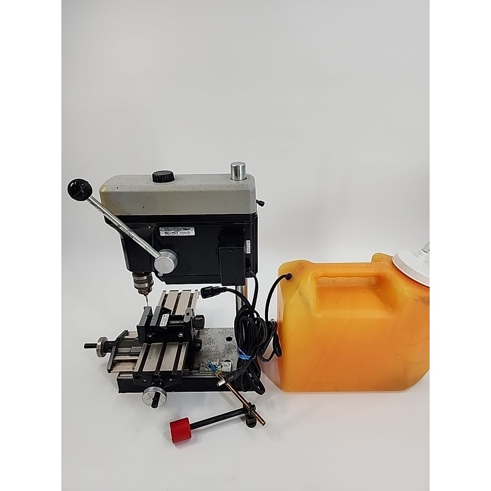 MicroLux Micro-Mark Miniature Drill Press with X-Y Table Vise and Coolant Tank
