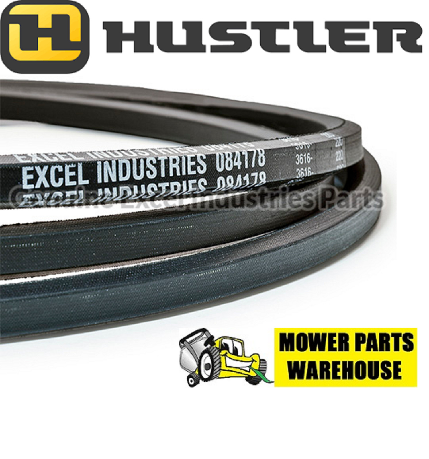 GENUINE OEM HUSTLER MOWER 084178 SUPER 104 MOWER DECK BELT 157.10\