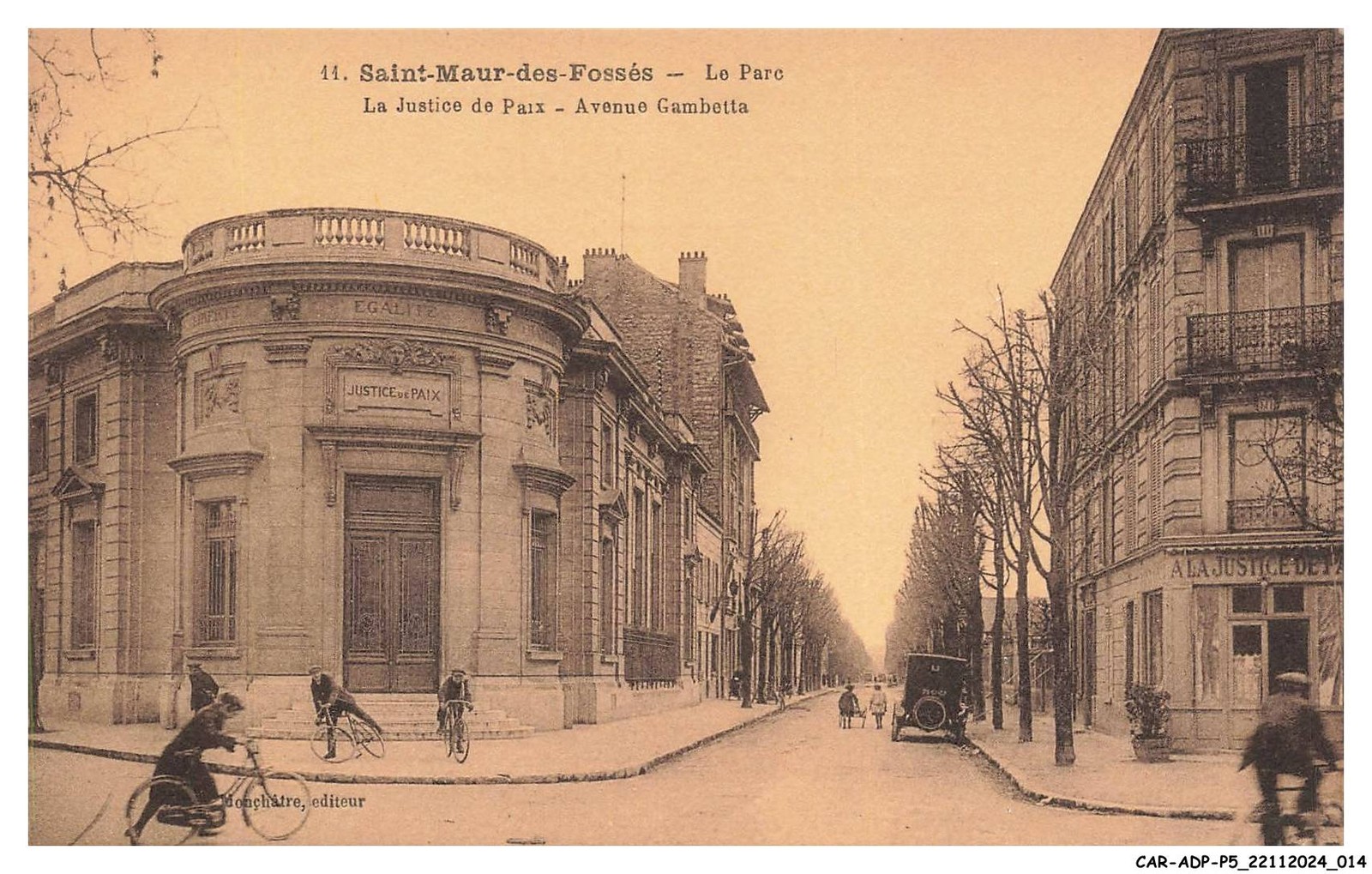 CAR-ADPP5-0265-94 - SAINT-MAUR-DES-FOSSES - The Park - Justice of Peace - Ave
