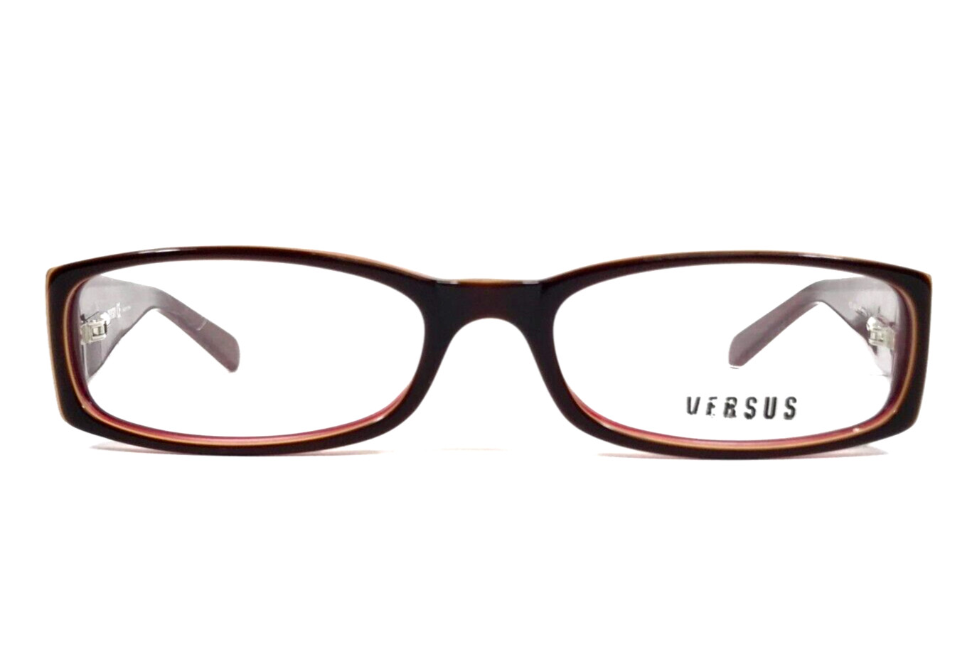 Versus by Versace Eyeglasses Frames MOD.8046 567 Burgundy Red Orange 51-16-130 Versus by Versace Eyeglasses Frames MOD.8046 567 Burgundy Red Orange 51-16-130