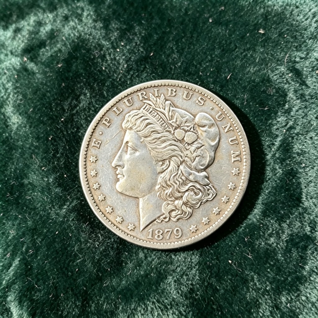 90% Silver 1879-S Morgan Dollar Beautiful Brilliant Uncirculated 90% Silver 1879-S Morgan Dollar Beautiful Brilliant Uncirculated