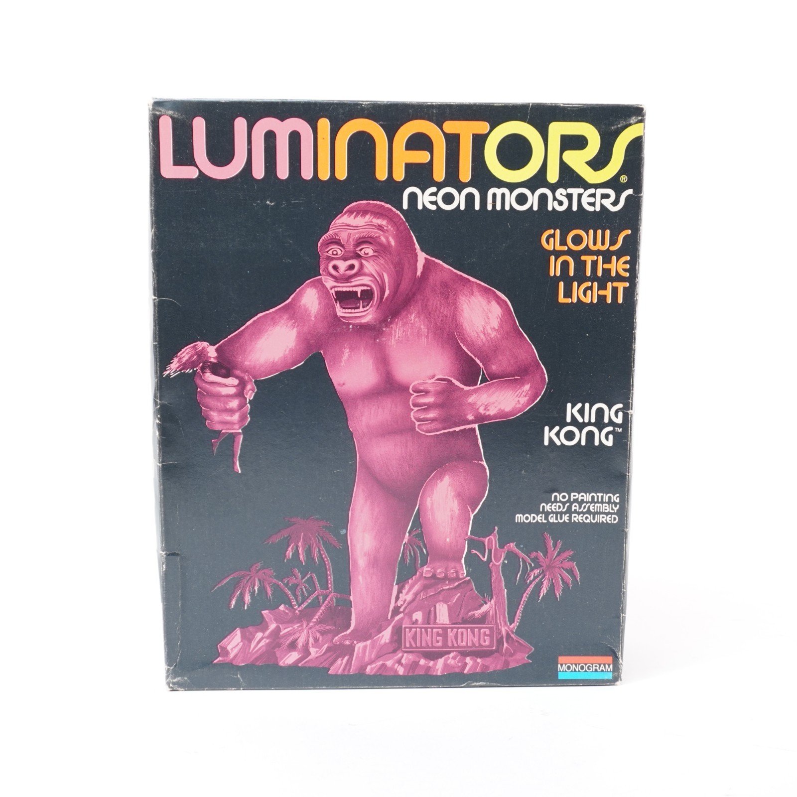 Vintage Monogram Luminators Neon Monsters Classic King Kong model kit NEW