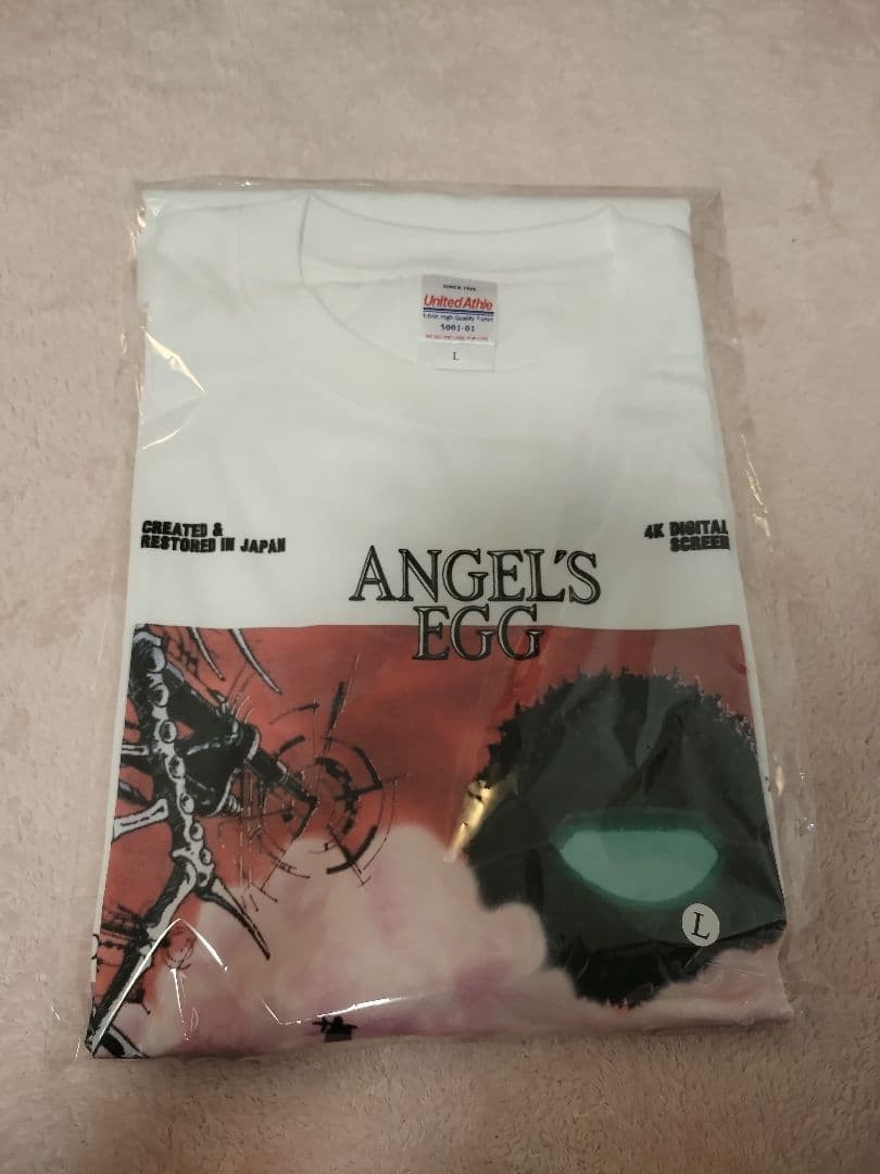 Mamoru Oshii Angel's Egg Movie Official T-Shirt White Size L New