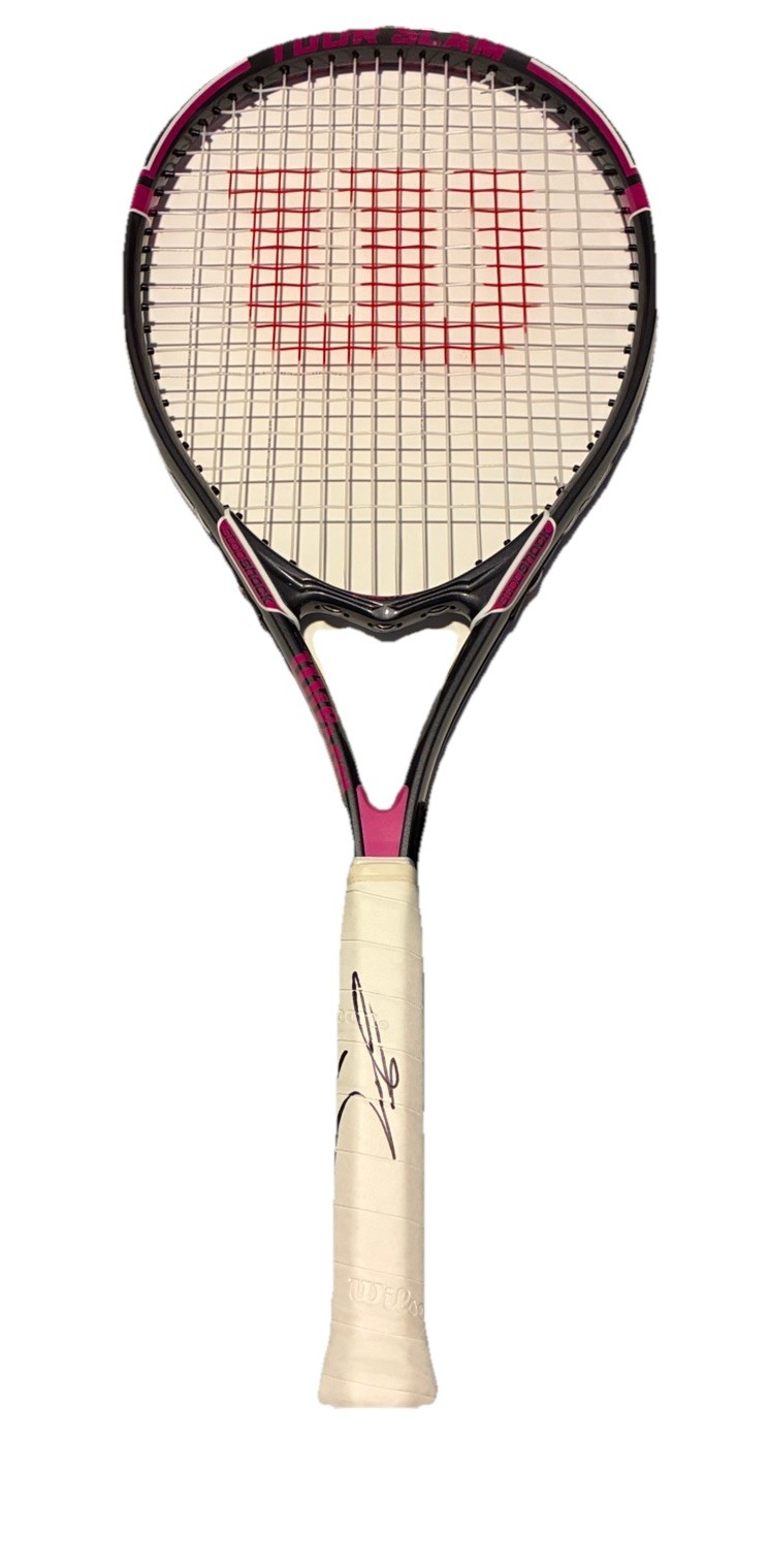 Aryna Sabalenka Autographed Wilson Tennis Racket Authentic US OPEN 2026 PROOF