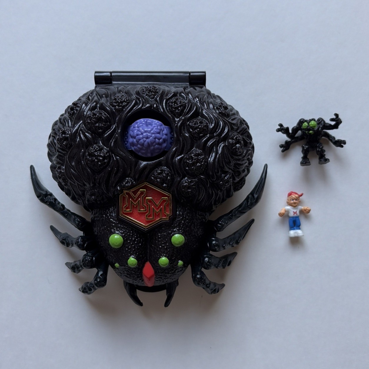 1992 Mighty Max Trapped by Arachnoid Doom Zone Spider - 100% Complete