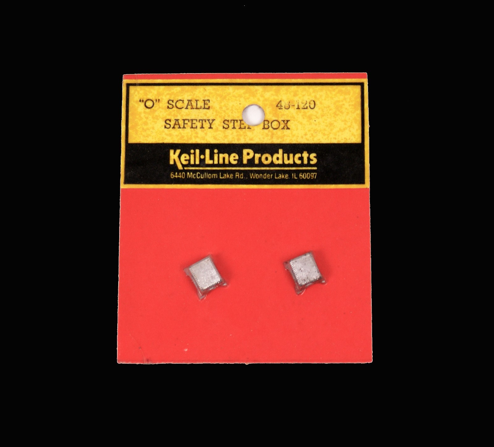 O Scale Keil Line Products Passenger Safety Step Box (2), Part 48-120 NOS