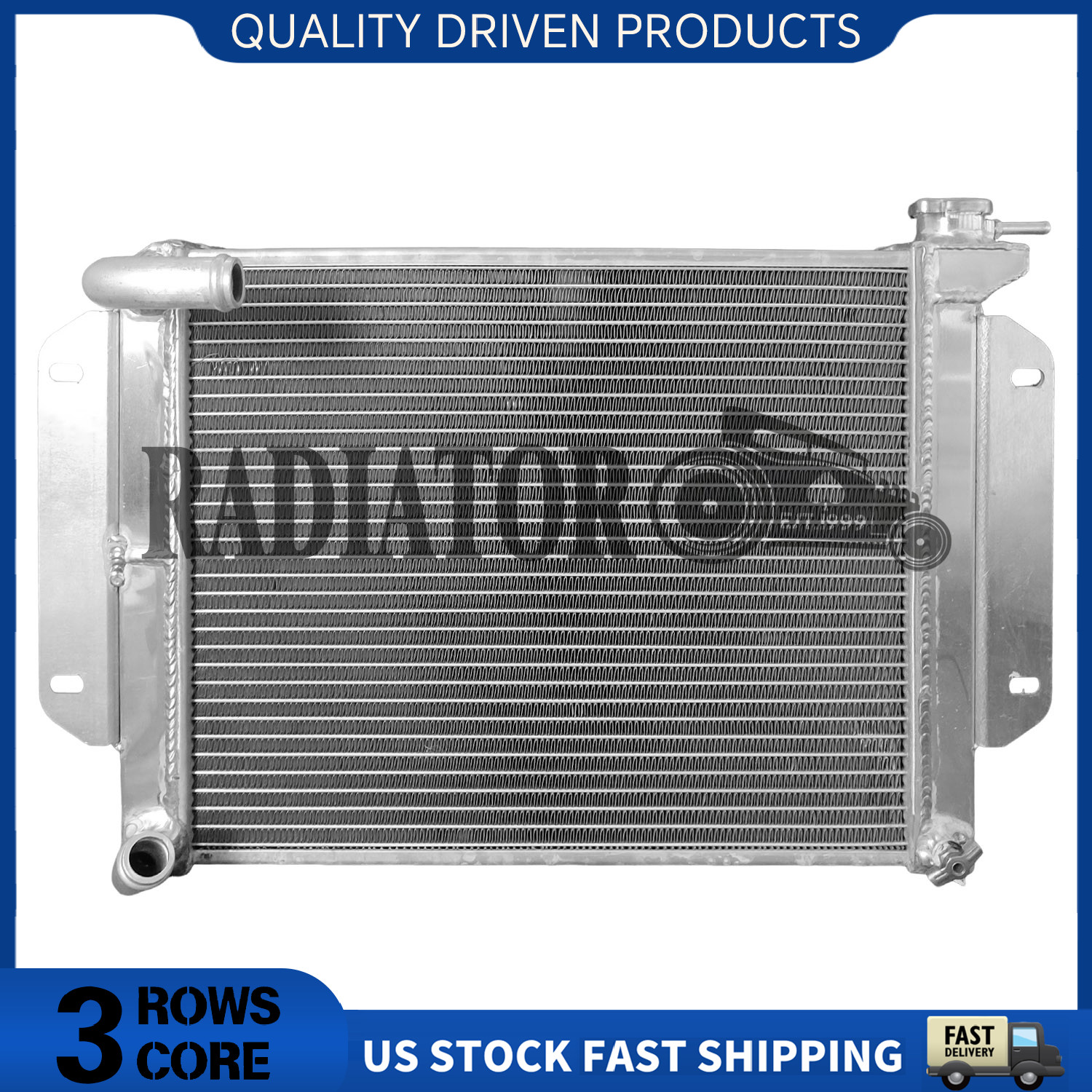 Aluminum Crossflow Radiator For 1968-1972 1969 1970 MG MGB GT/BASE 1.8L MT  Full