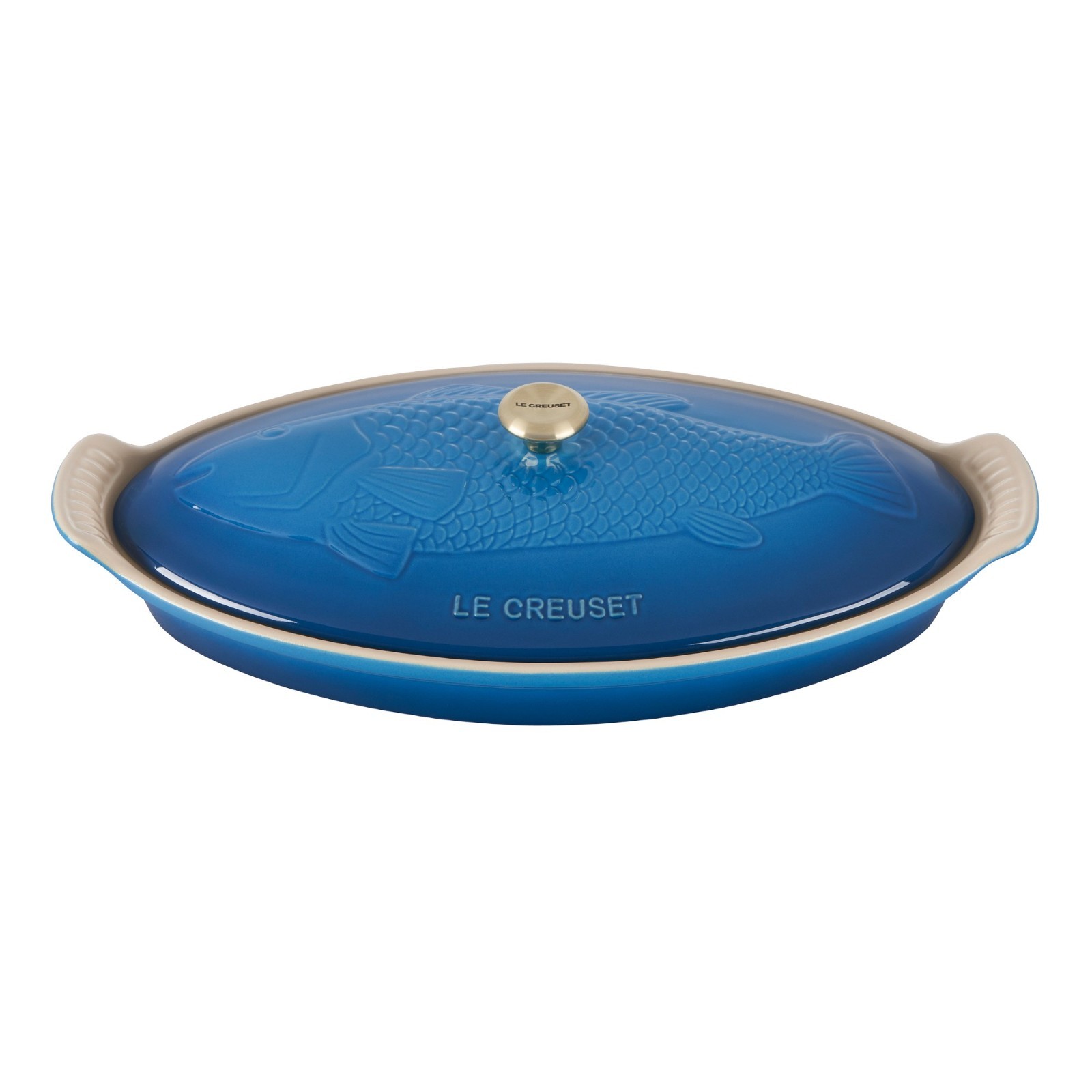 Le Creuset Stoneware Oval Fish Baker, 1 3/4 Qt. - Marseille