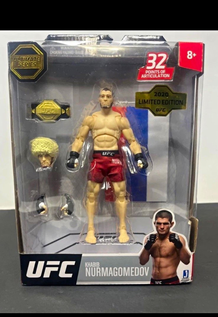 UFC Ultimate Series Khabib Nurmagomedov 2020 Limited Ed Figure + Belt UFC Ultimate Series Khabib Nurmagomedov 2020 Limited Ed Figure + Belt