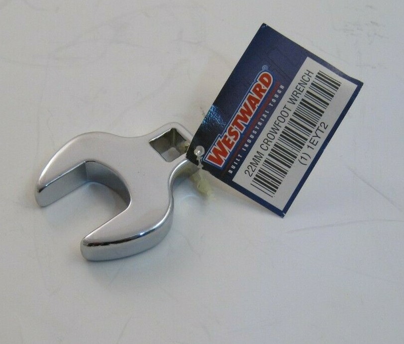 WESTWARD 22mm Crowfoot Wrench - 3/8\ WESTWARD 22mm Crowfoot Wrench - 3/8\