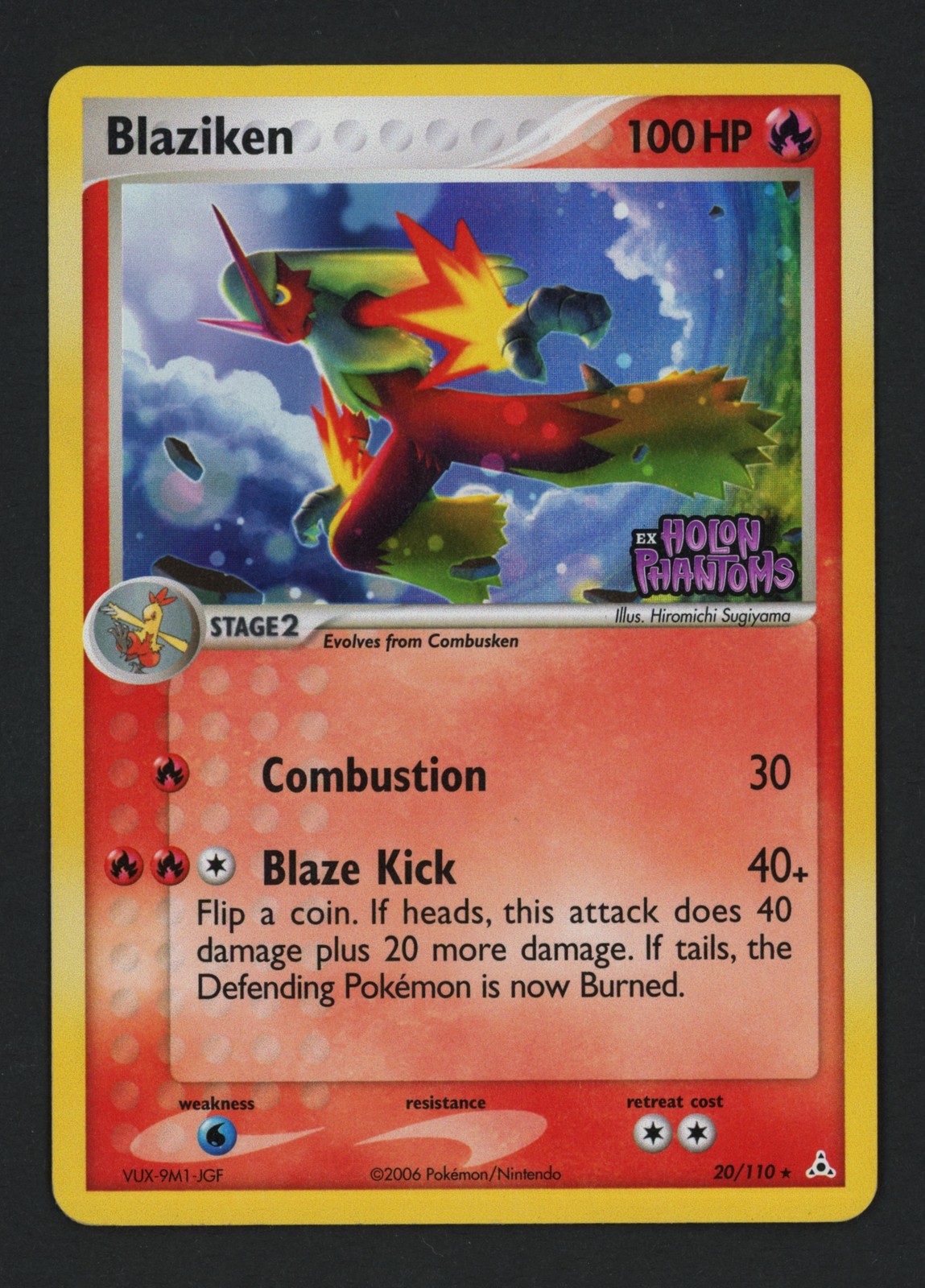 Blaziken 20/110 Reverse Holofoil Holon Phantoms Rare Pokemon TCG Blaziken 20/110 Reverse Holofoil Holon Phantoms Rare Pokemon TCG