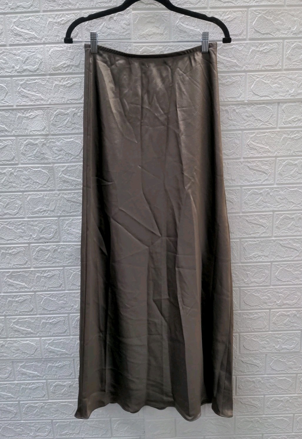 New LESET Barb Bias Skirt Taupe Size S New LESET Barb Bias Skirt Taupe Size S
