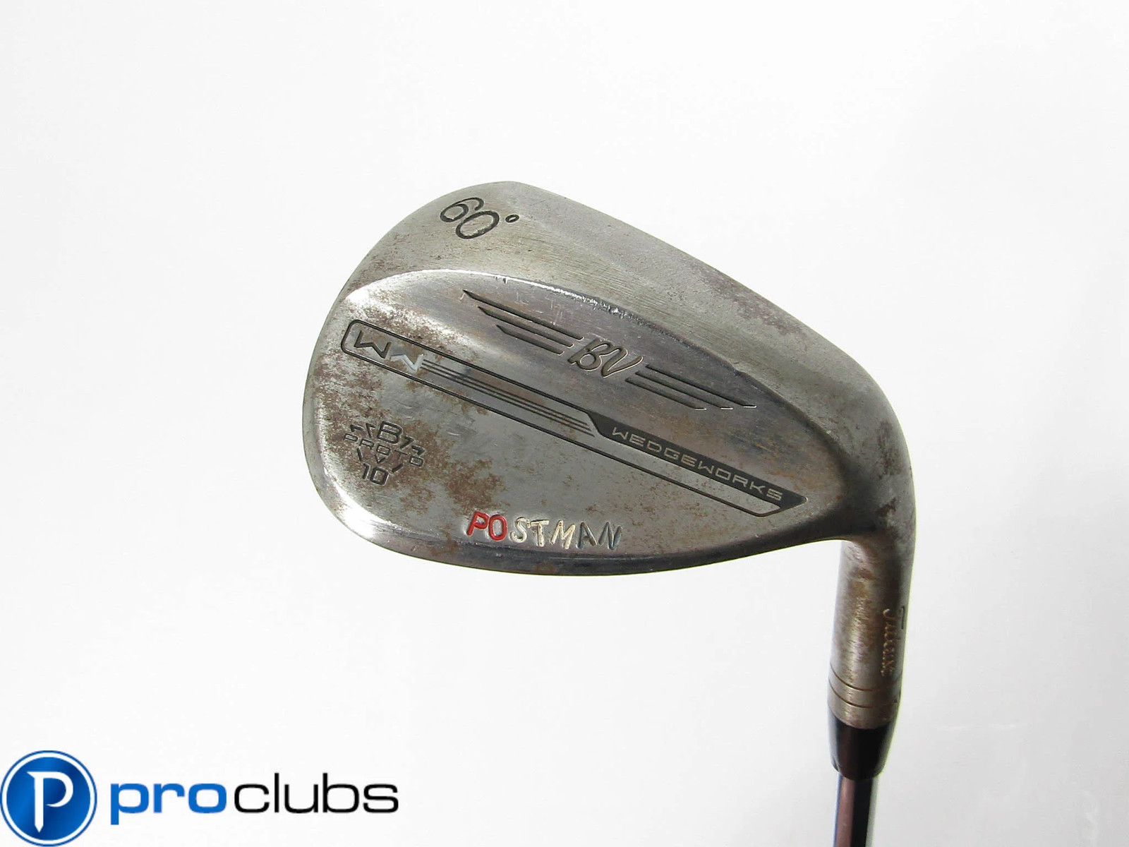 Tour Issue Titleist Vokey WedgeWorks 60* Raw Wedge - DG Tour Issue Stiff 520956