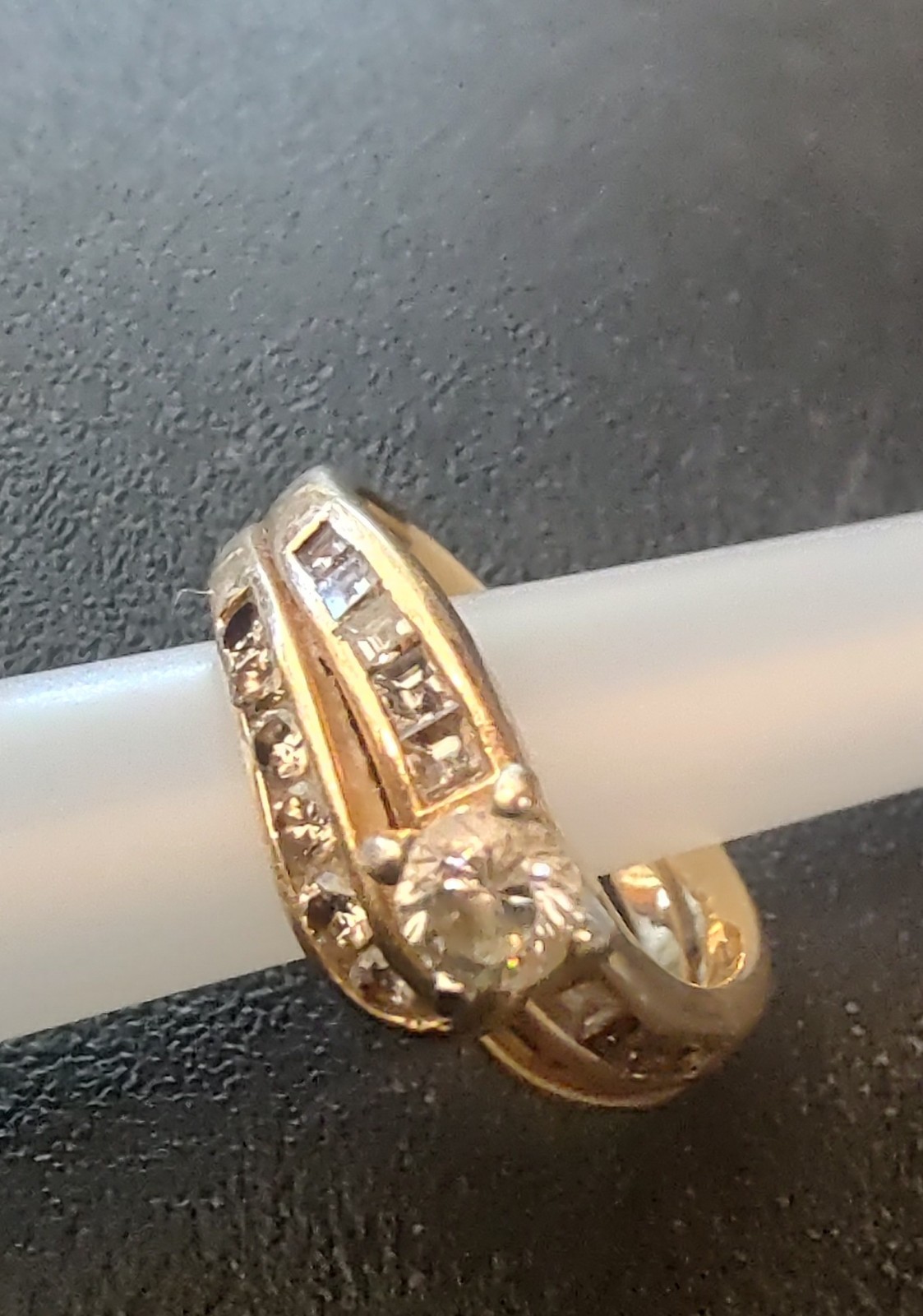 Vintage 14k Gold Diamond Ring 1/3 Carat 3gram w/1960 Paperwork/2001 Appraisal Vintage 14k Gold Diamond Ring 1/3 Carat 3gram w/1960 Paperwork/2001 Appraisal
