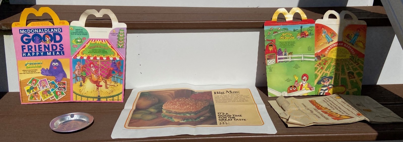 Vintage McDonald\'s Restaurant memorabilia 1980s and 90s: Lot of  5