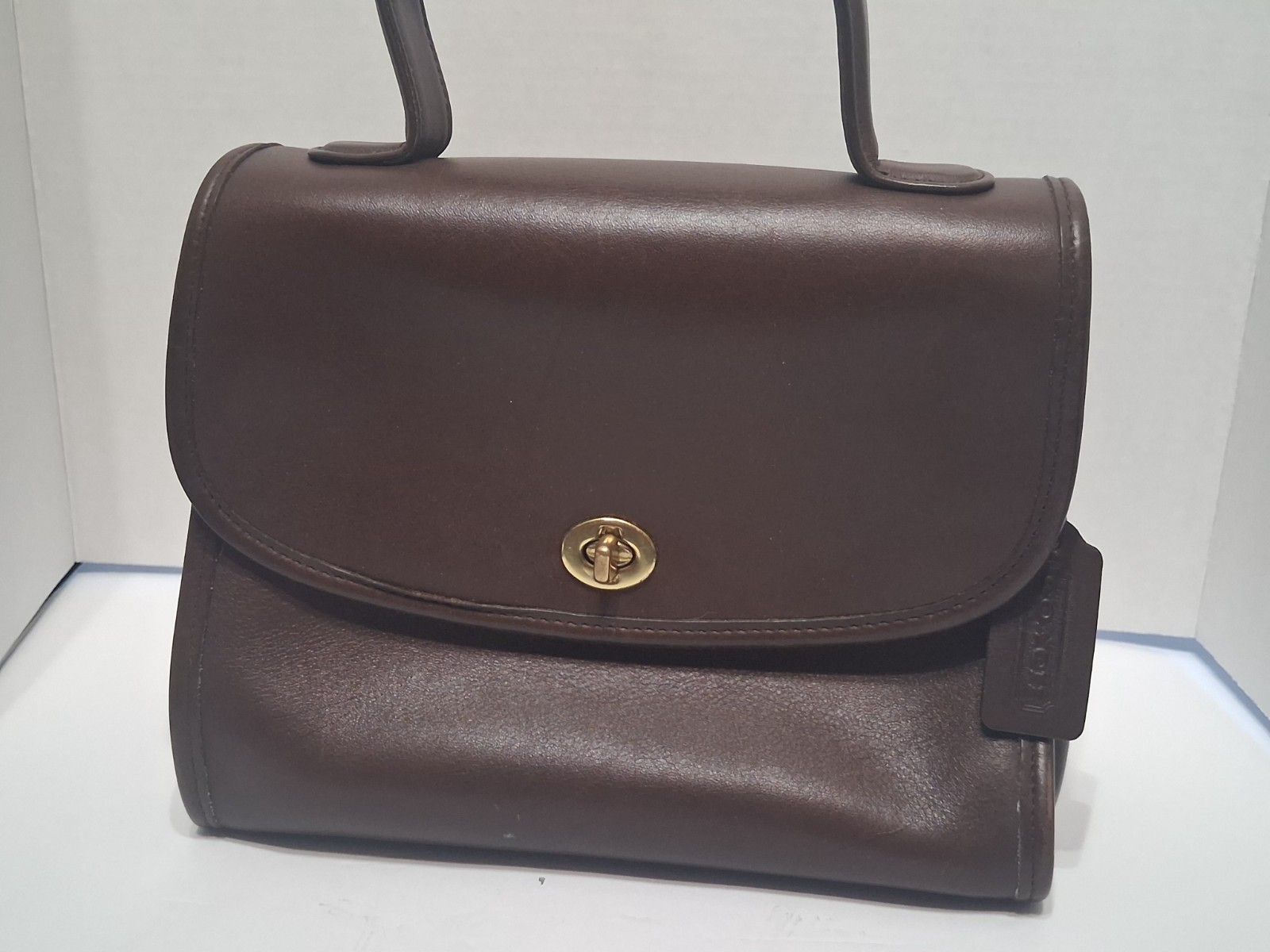 Vintage Coach #9977 Top Handle Handbag Purse Leather Vintage Coach #9977 Top Handle Handbag Purse Leather