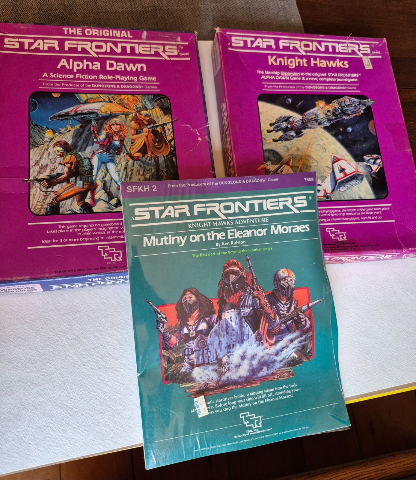 Star Frontiers Alpha Dawn, Knight Hawks , & Mutiny on the Eleanor Moraes module Star Frontiers Alpha Dawn, Knight Hawks , & Mutiny on the Eleanor Moraes module