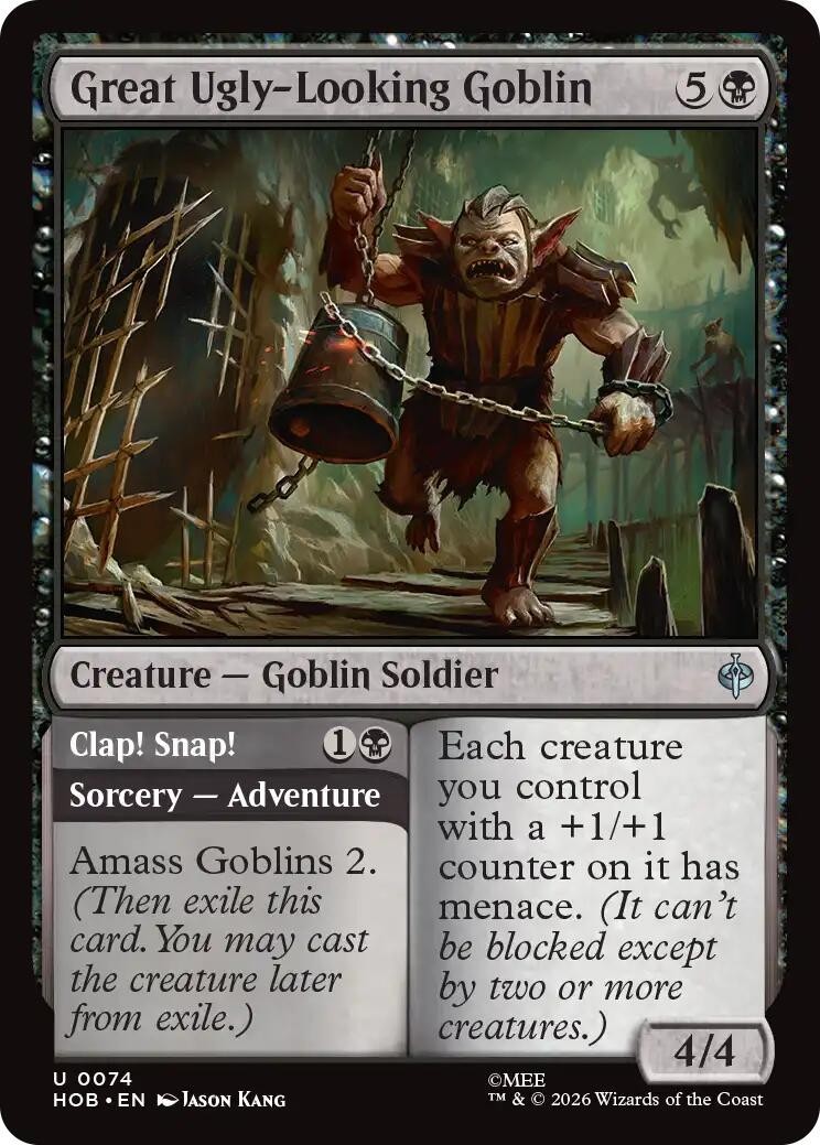 Great Ugly-Looking Goblin [HOB - 74] NM MTG