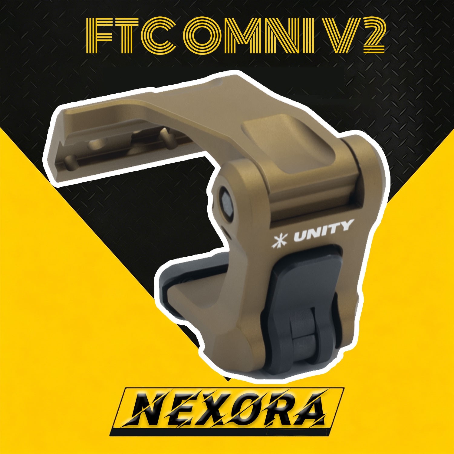Best Clone for UNITY TACTICAL FAST™ FTC OMNI V2 Magnifier Mount FDE (FST-OMF)