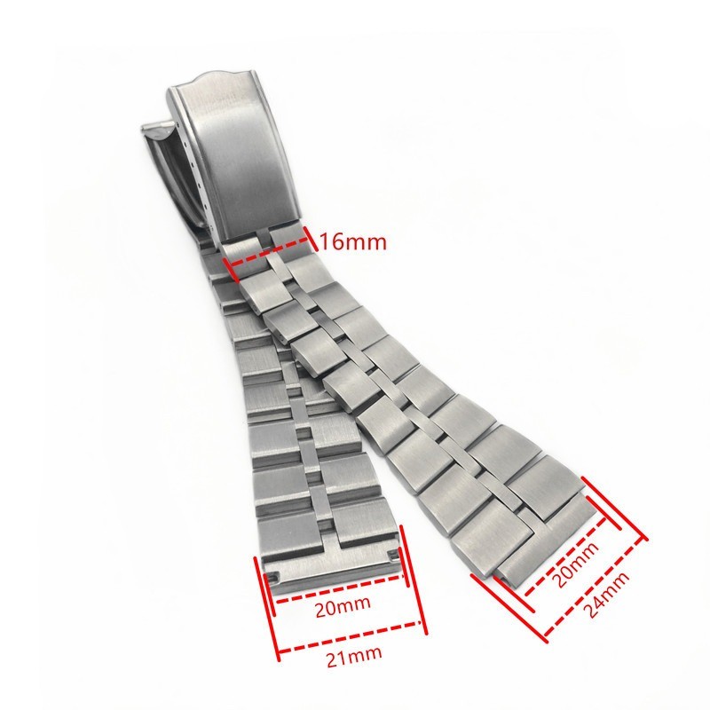 For Seiko 5 Solid Stainless Steel Watch Band Straps Mens Bracelet 18 19 20 21mm
