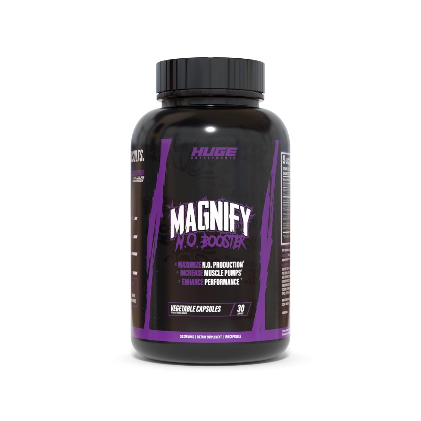Huge Supplements Magnify Pump Pills Nitric Oxide Booster 180 Capsules
