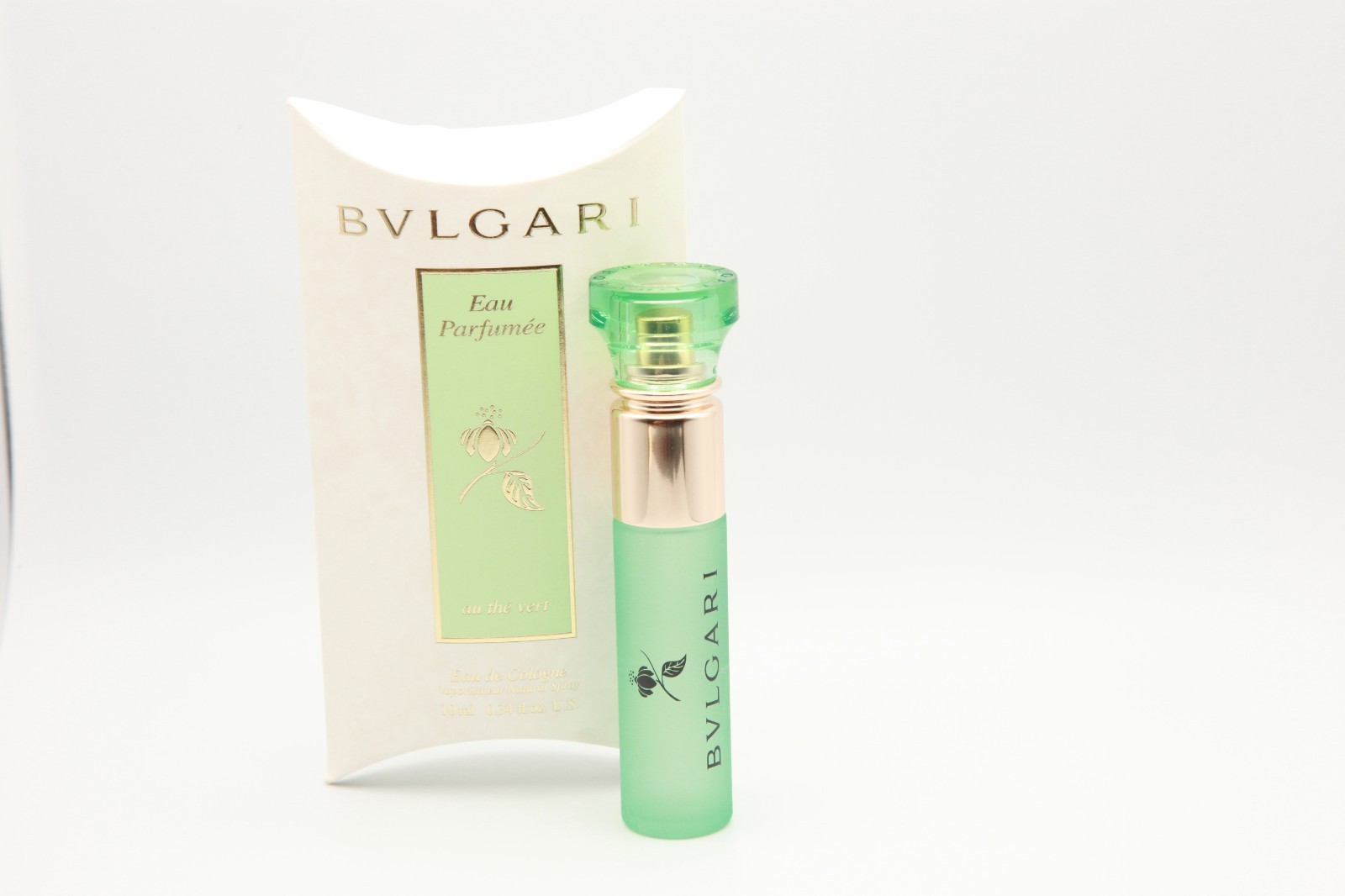 BVLGARI au thé Vert (Green Tea) Eau de Cologne - .34 Fl oz / 10mL NEW