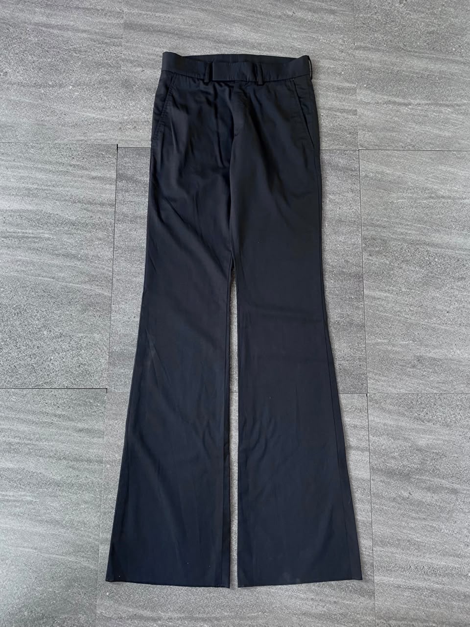 Yves Saint Laurent Rive Gauche by Tom Ford Wool Flared Trousers