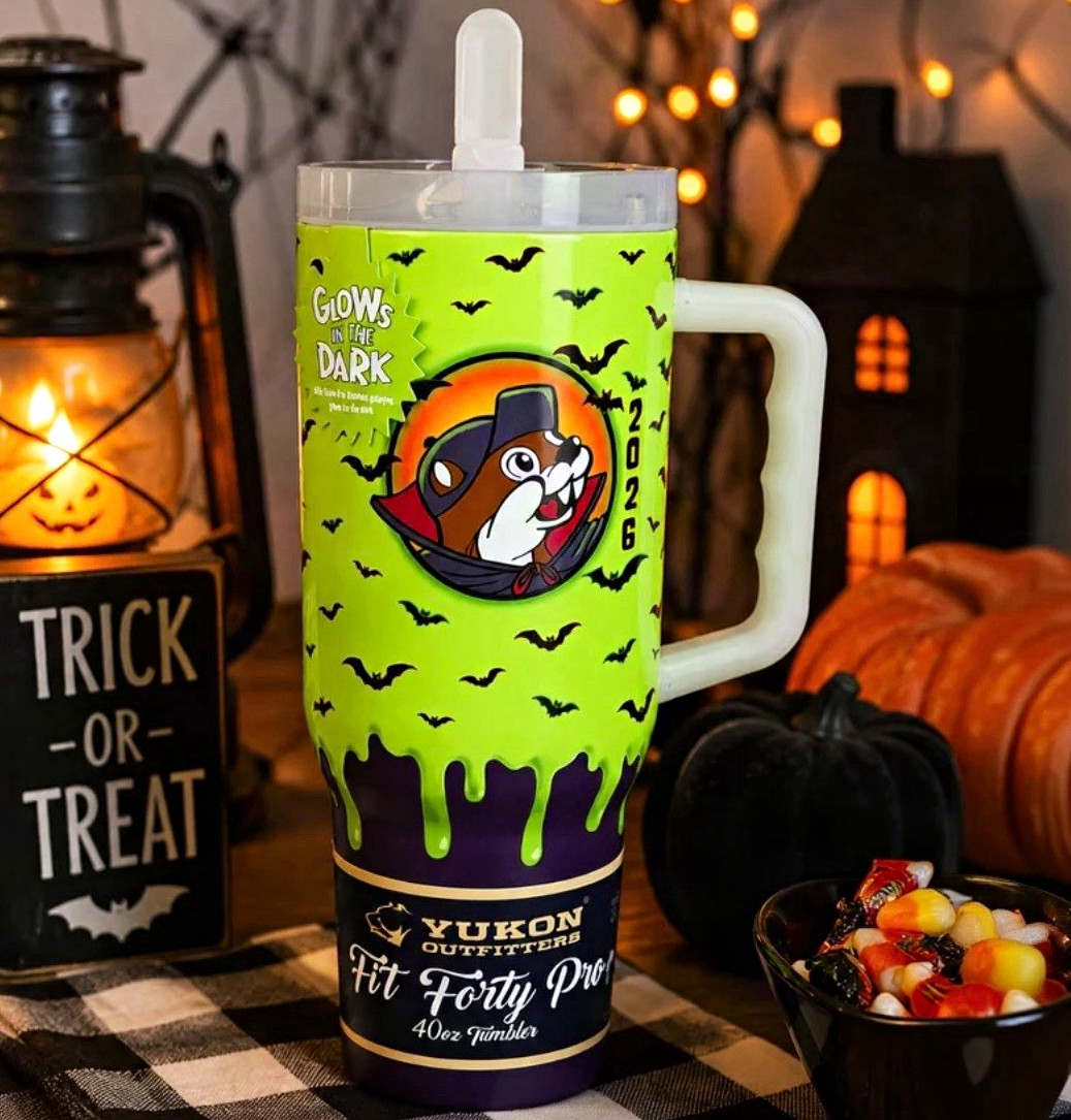 Buc-ee’s Yukon Outfitters Fit Forty Pro 40oz 2026 Halloween Glow Tumbler