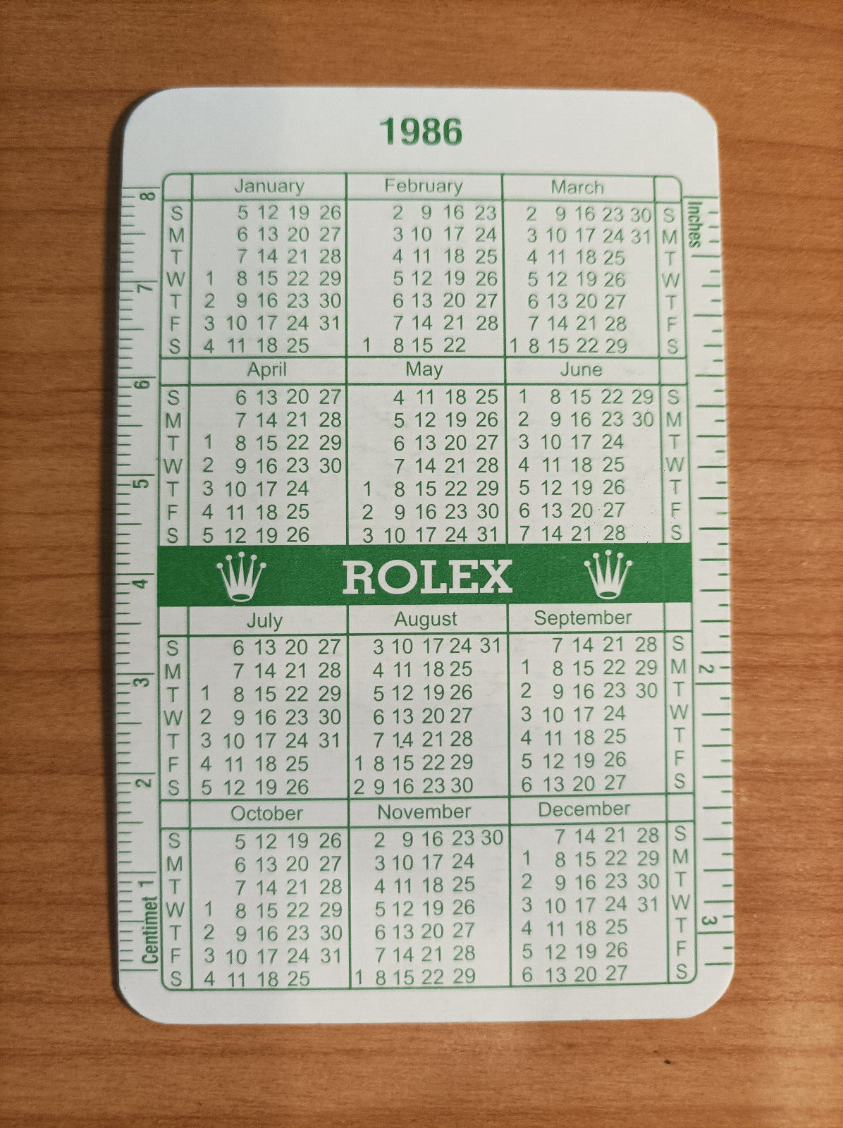 Rolex Calendar vintage 1986-1987 good condition