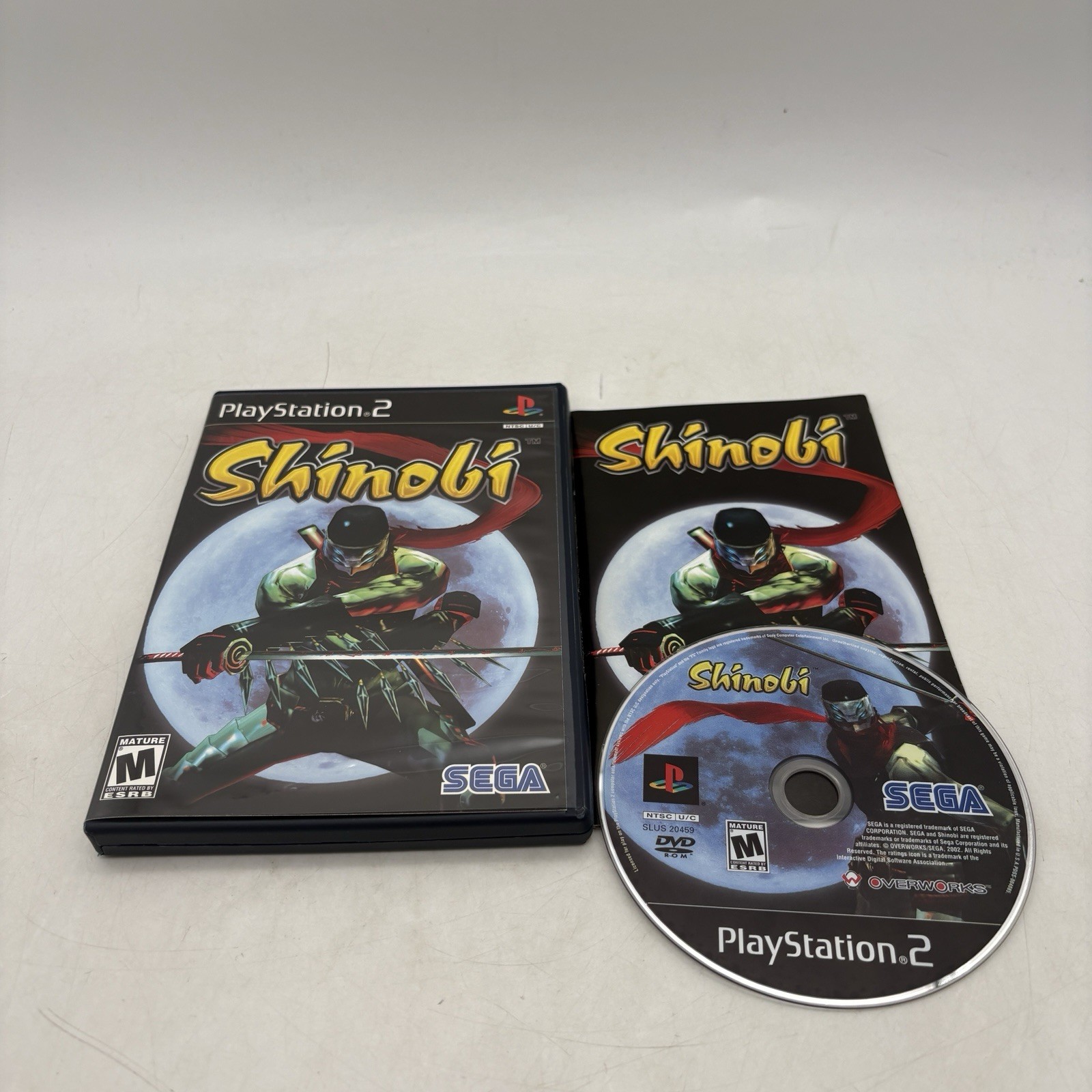 Shinobi Sony PlayStation 2 PS2 Complete w/ Manual CIB Tested Shinobi Sony PlayStation 2 PS2 Complete w/ Manual CIB Tested