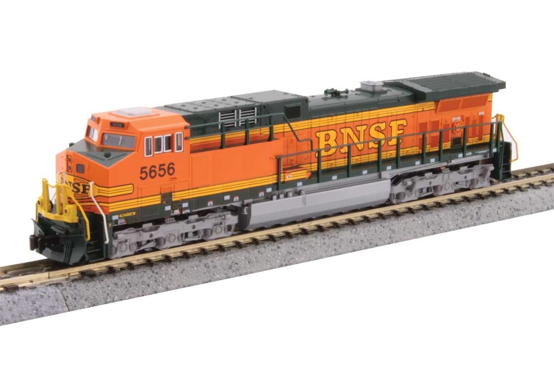 1767114 Kato GE AC4400CW BNSF Railway #5656 (H1, orange, Pullman Green, yellow)