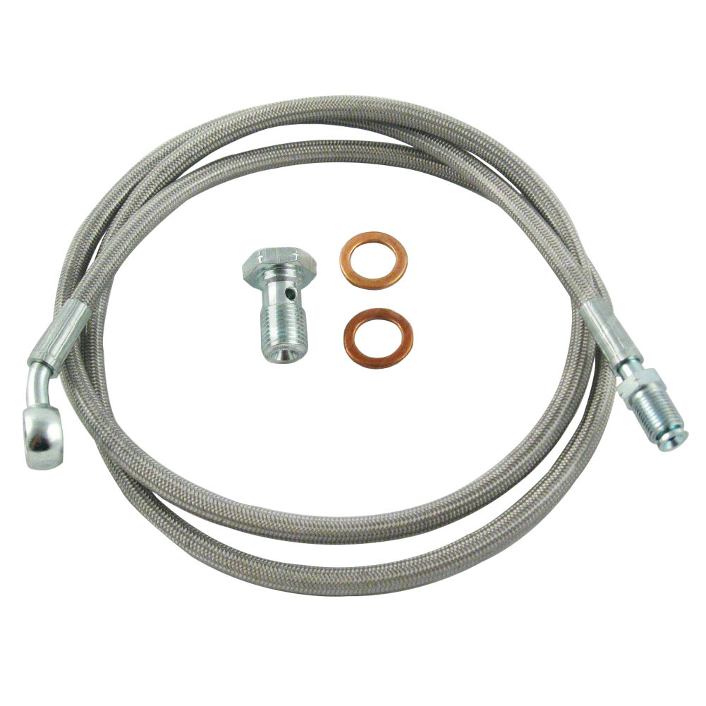 2002-2006 Acura RSX Master to Slave Cylinder Complete Stainless Clutch Line Kit